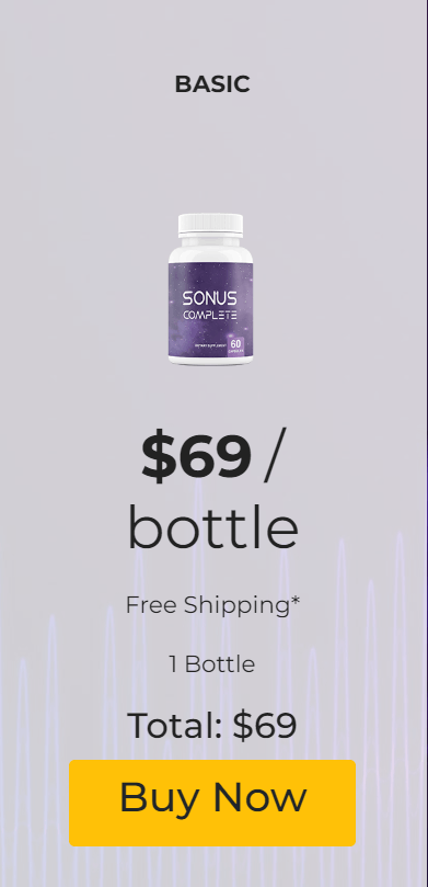 Sonus Complete price: 1 bottle for $69